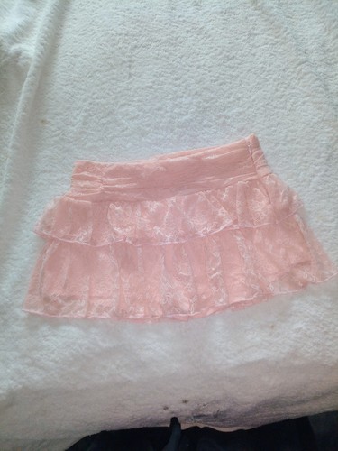 Girls lace effect skirt - ra,