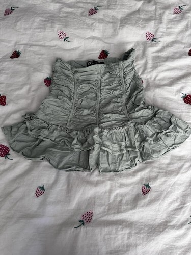 Zara sage green ruched - , rara