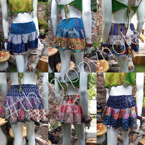 Patchwork mini rara skirt - mini,