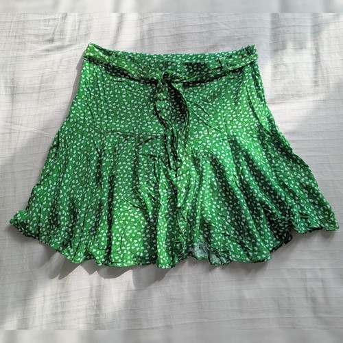 Hearts print short gathered - print,