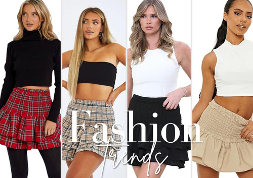 Ladie frill mini rara skirt - mini,