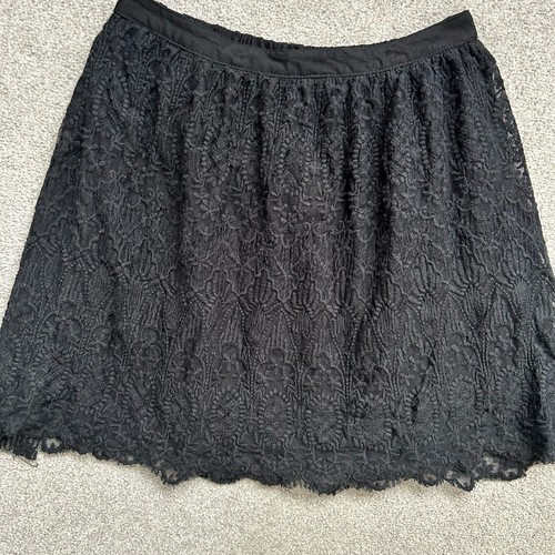 Rara lace skirt black - h&m,