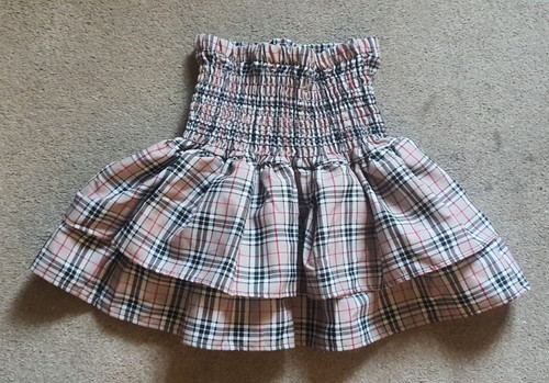 Beige tartan rara skirt - skirt, size