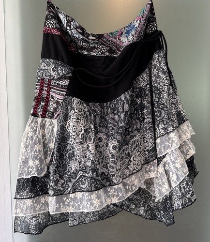 Coline cotton skirt layered - coline,
