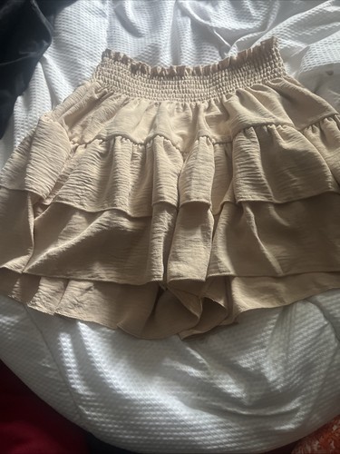 Skirt shorts beige size - ra,